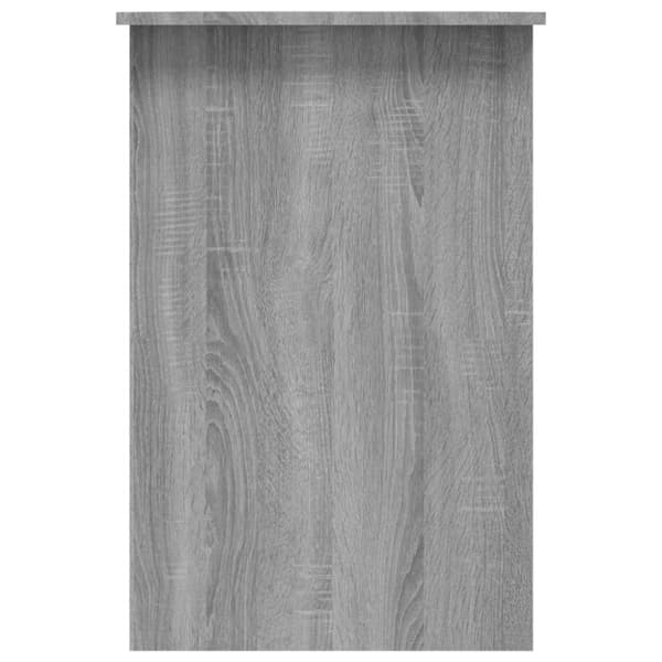 vidaXL Työpöytä harmaa Sonoma 100x50x76 cm tekninen puu