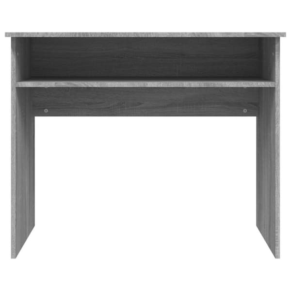 vidaXL Skrivebord grå sonoma 90x50x74 cm konstruert tre