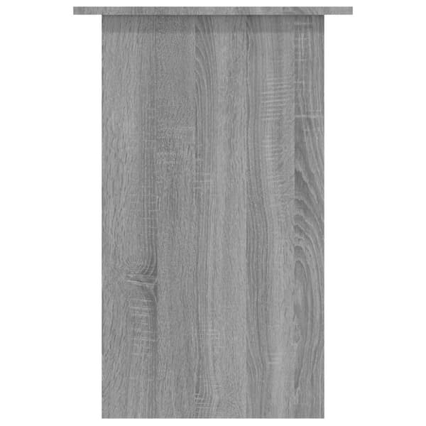 vidaXL Skrivebord grå sonoma 90x50x74 cm konstruert tre