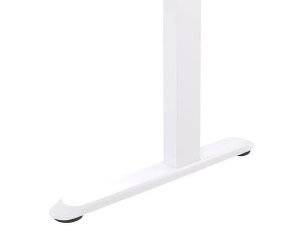 Työpöytä sähkösäädettävä USB-portti vaalea puu/valkoinen 120 x 60 cm KENLY