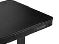 Pikkukuva 10 / 11: Työpöytä musta 120 x 72-122 x 60 cm lastulevy teräs sähkösäädettävä 4 asetusta USB moderni