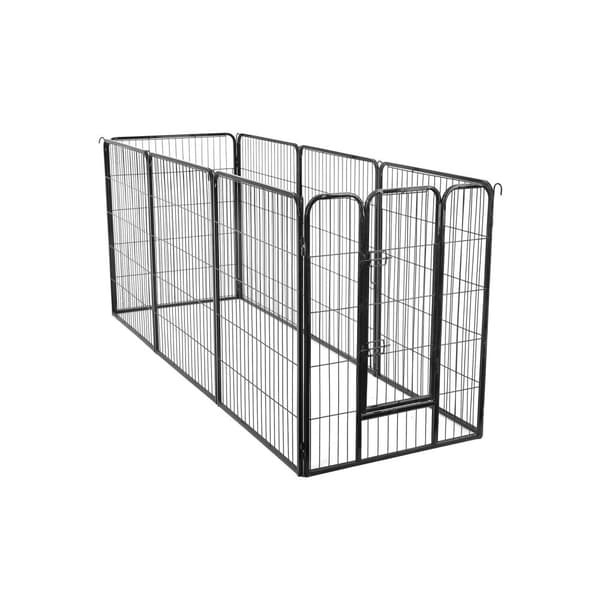 Dyrehegn - Dierenhuis - Landskur Dyr - Hvalp - Hunde - Uden for bænk - Hunde Bænk - Sort