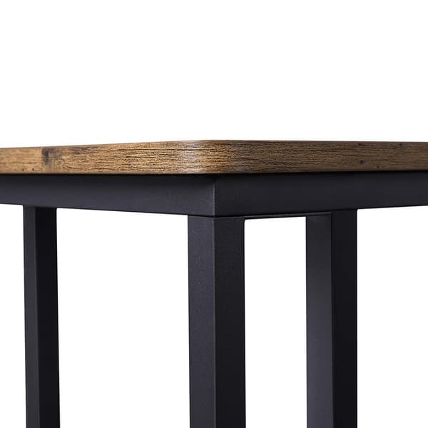 Sidebord - Bedstabel - Sofabord på hjul - 50 x 35 x 60 cm sofabord - Brun
