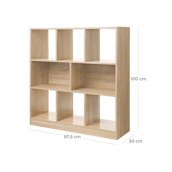 Bogreol - Kubus Board - Stue Cupboard - Wood - 97,5 x 30 x 100 cm