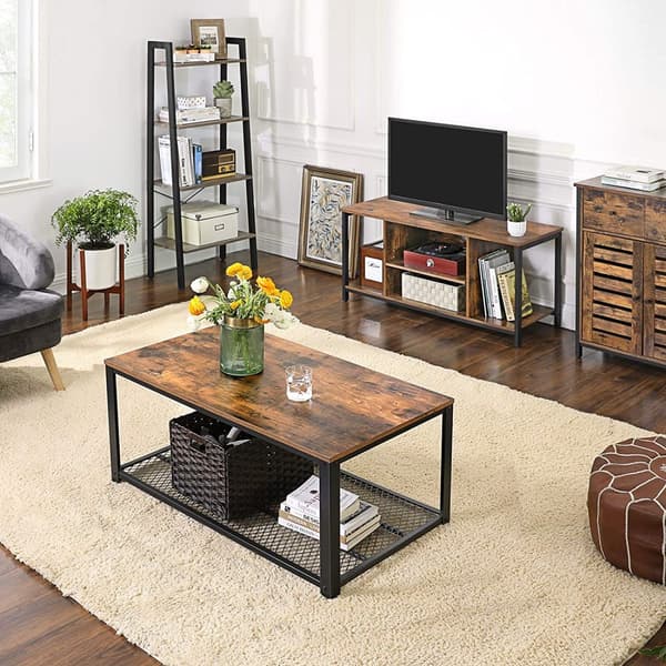 TV Cabinet - TV -møbler - Sofabord - med åbne rum - 110 x 40 x 50 cm - Industrielt design