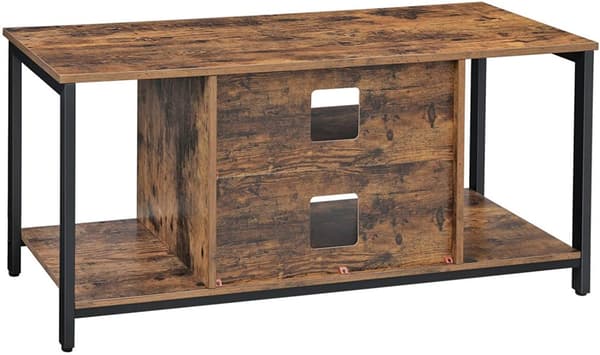 TV Cabinet - TV -møbler - Sofabord - med åbne rum - 110 x 40 x 50 cm - Industrielt design