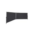 Miniatyrbillede 1 af 6: Double Side Canopy - Sun Protection - Privatlivsskærm - Jalousi - Terrasse - Have - Balkon - Røggrå