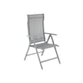Miniatyrbild 1 av 8: Garden Chair - Folding Chair - Outdoor Chair - Aluminium Frame - Läggkapacitet på upp till 150 kg - grå