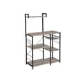 Pikkukuva 1 / 6: Keittiökaappi - Keittiön hylly - Leipomahylly - Keittiön säilytys - Mikroaaltouuni - Yrttiteline - Yrttikaappi - Vintage Grey / Black