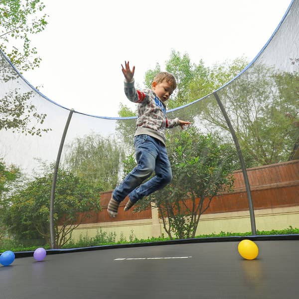 Sikkerhedsnet til trampolin - Ø 366 cm