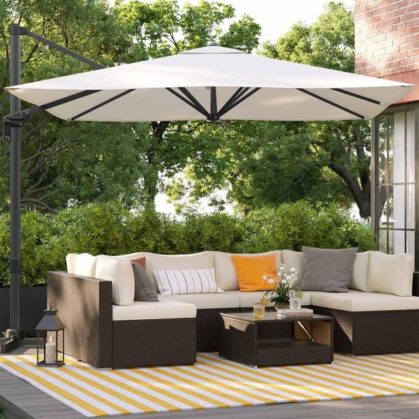 Parasol - Justerbar i Helling - Beige