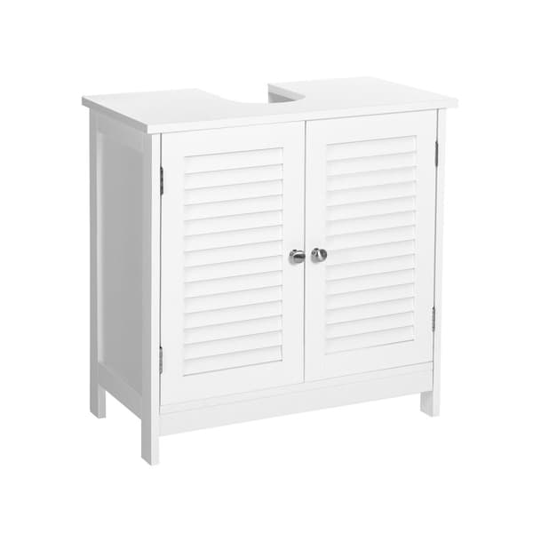 WASHBASIN -FALL - Badrumsmöbler - Förvaringsskåp - 60 x 30 x 60 cm - Skandinavisk stil - Matt White