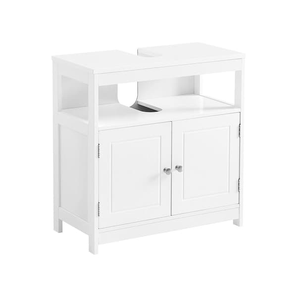 WASHBASIN -FALL - Badrumsmöbler - Förvaringsskåp - 60 x 30 x 60 cm - Skandinavisk stil - Matt White