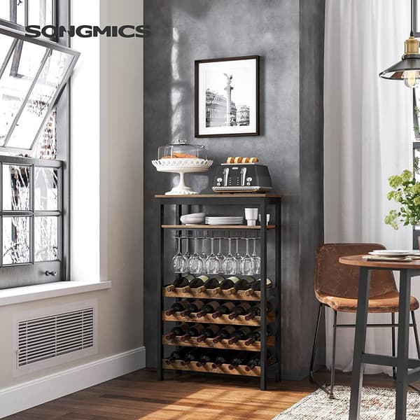 Vinstativ - Vinholder - Bottess Rack - Flaskeholder - Vintage Brown