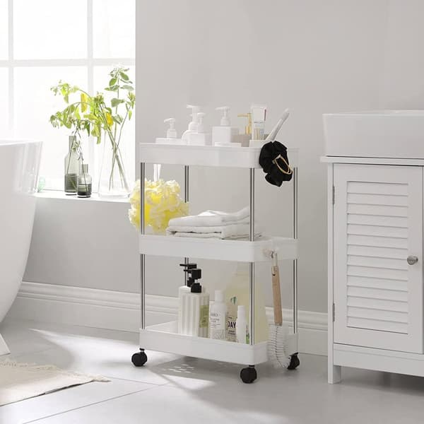Trolley med 3 niveauer - Kitchen Trolley - Hvid