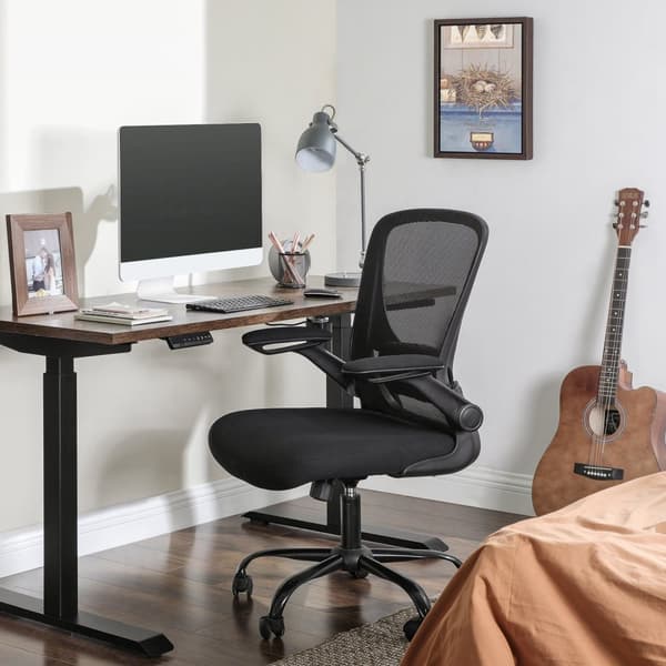 Kontorstol - Kontorstol - Ergonomisk computerstol - Justerbar kontorstol - Sort
