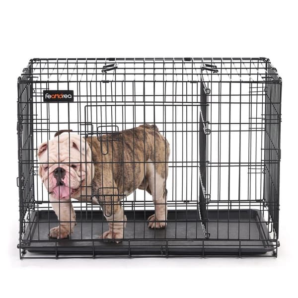 Hundbænk - Hund Cage - Hund Crate - Hund Cage - Sort