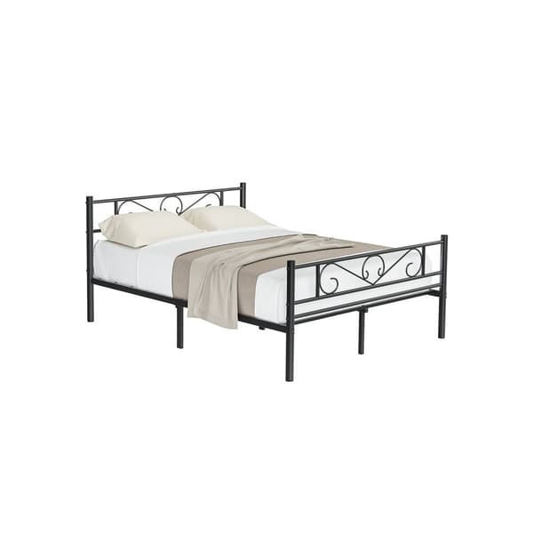 Kaksikerroksinen runko - Metallivuoteen runko - Soveltuu patjalle 140 x 190 cm - musta