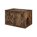 Pikkukuva 1 / 9: Roster Box - Cat House - ovet - vintage - ruskea