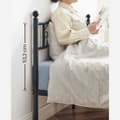 Miniatyrbillede 3 af 8: Double Bed - Bed Frame - Metal Bedste - Sort