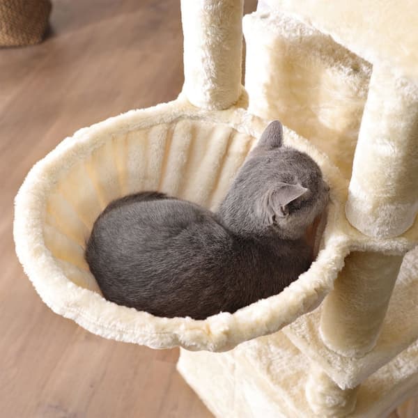 Suuri naarmuuntuminen - naarmuuntuminen - Cave Hammock - Pehmo -alusta - 164 cm - valkoinen