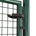 Miniatyrbillede 3 af 6: Garden Door - Lockable Garden Gate - med lås - mørkegrøn