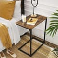 Miniatyrbillede 4 af 8: Sofabord - Sidebord - Lille sofabord - Metalramme - Brun sort