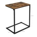 Miniatyrbillede 8 af 8: Sofabord - Sidebord - Lille sofabord - Metalramme - Brun sort