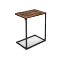 Miniatyrbillede 1 af 8: Sofabord - Sidebord - Lille sofabord - Metalramme - Brun sort