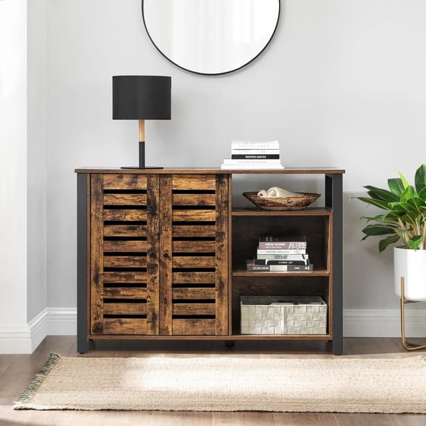 Sideboard - Sohvapöytä - 2 ovella - 110 x 33 x 75 cm - ruskea
