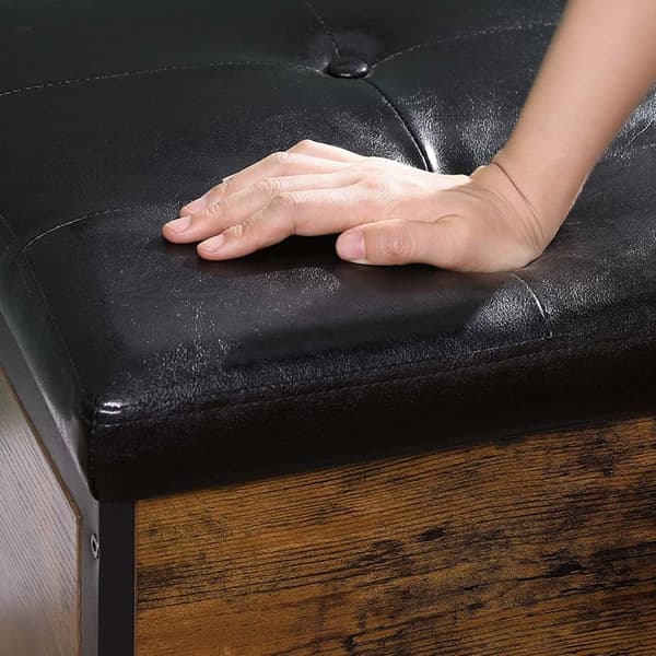 Seat Box - Stool - Soffa - Storage - Industrial Style - Brown Black