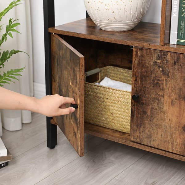 Bogreol - Stue Cabinet - Opbevaringsskab - Stående reol - Vintage Brown / Black