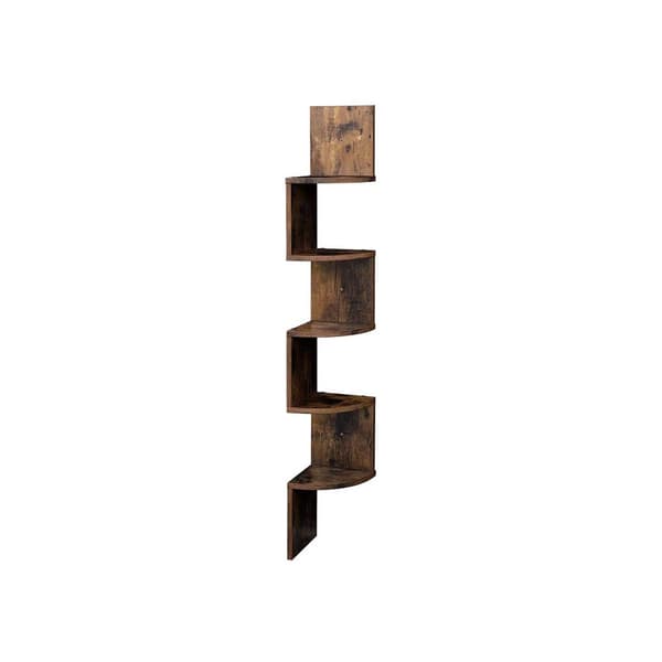 Hjørneskaber - Floating Corner Board - Wood Look - Brun