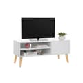 Miniatyrbillede 2 af 8: TV Cabinet - Lowboard - Television Table - Sofabord - Television Box - Moderne - Hvid