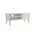 Miniatyrbillede 1 af 8: TV Cabinet - Lowboard - Television Table - Sofabord - Television Box - Moderne - Hvid