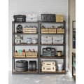 Pikkukuva 8 / 9: Säilytyskaappi - Standing Rack - säilytyskaappi - säilytyslevy - keittiön kaappi - kirjahylly - Vintage Brown / Black