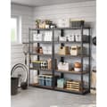Pikkukuva 9 / 9: Säilytyskaappi - Standing Rack - säilytyskaappi - säilytyslevy - keittiön kaappi - kirjahylly - Vintage Brown / Black