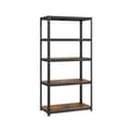 Pikkukuva 1 / 9: Säilytyskaappi - Standing Rack - säilytyskaappi - säilytyslevy - keittiön kaappi - kirjahylly - Vintage Brown / Black