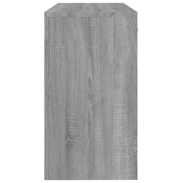 vidaXL Skrivbord lådor & skåp grå sonoma 100x40x73cm konstruerat trä