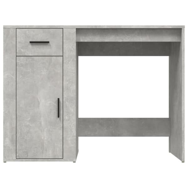 vidaXL Työpöytä betoninharmaa 100x49x75 cm tekninen puu
