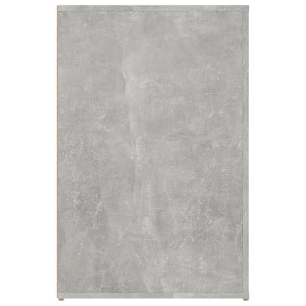 vidaXL Työpöytä betoninharmaa 100x49x75 cm tekninen puu