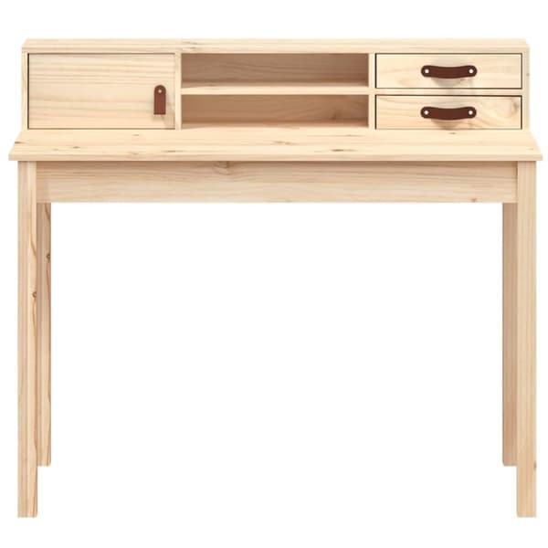vidaXL Skrivebord 110x50x93 cm heltre furu