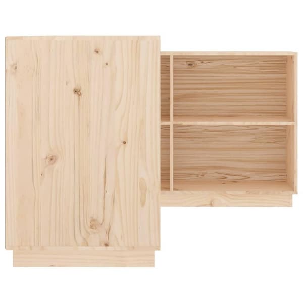 vidaXL Skrivbord 110x50x75 cm massiv furu