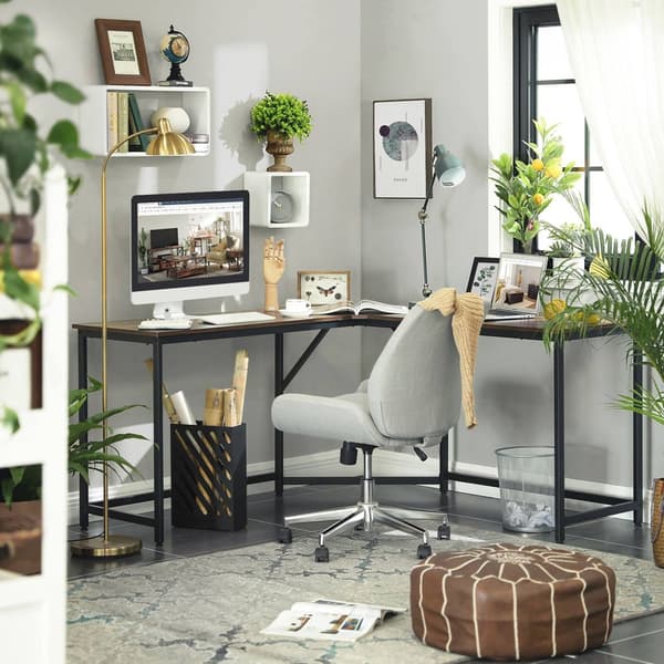 Industrial Corner Office - Desk Table - L -Shape
