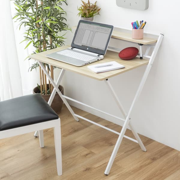 Taittuva työpöytä hyllyllä Tablezy InnovaGoods