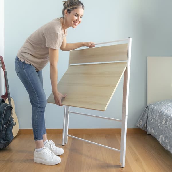 Taittuva työpöytä hyllyllä Tablezy InnovaGoods