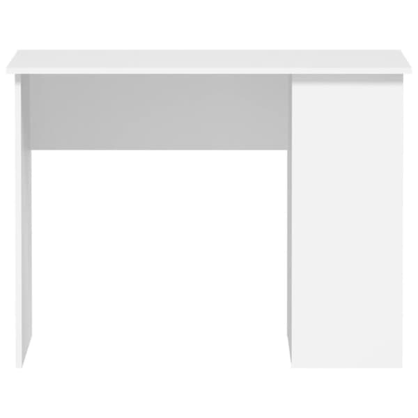 vidaXL Skrivebord hvit 100x55x75 cm konstruert tre