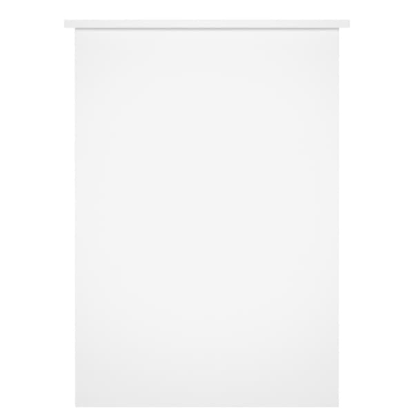 vidaXL Skrivebord hvit 100x55x75 cm konstruert tre