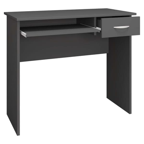 ArusaL skrivebord 1 skuff 1 hylle antracitt.