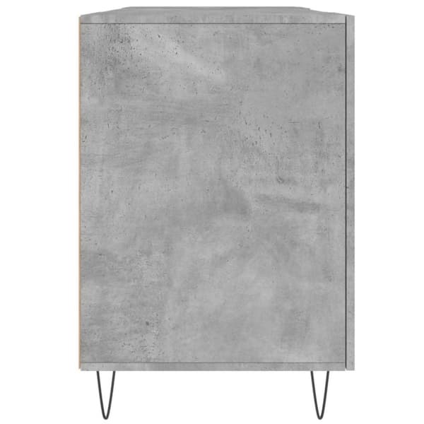 vidaXL Työpöytä betoninharmaa 140x50x75 cm tekninen puu